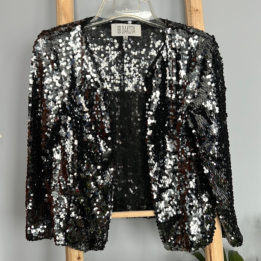 COPY - BB Dakota Short Sequin Duster